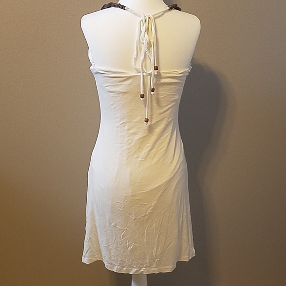 White Halter Tube Dress - Picture 3 of 3